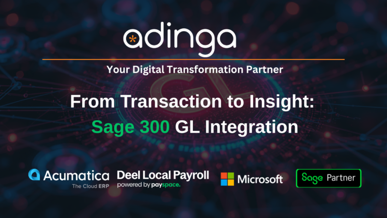 Sage 300 GL Integration